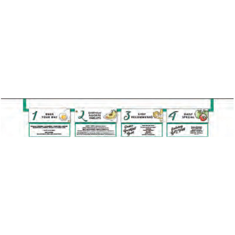 Menu Board Metal Rail Ceiling & Wall Mount Solution – Embassy Suites Signs